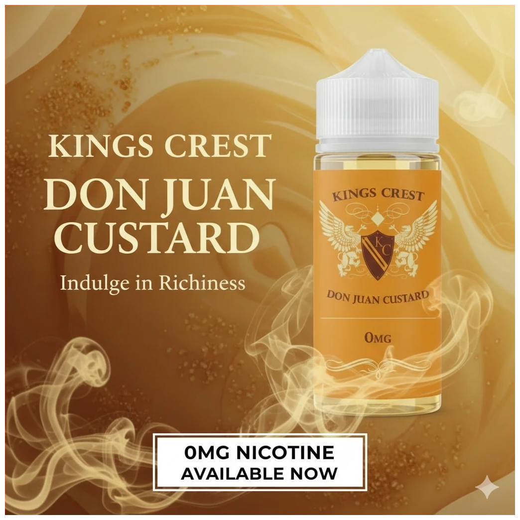 Kings Crest Don Juan Custard 120ml 1 Banner 1 1
