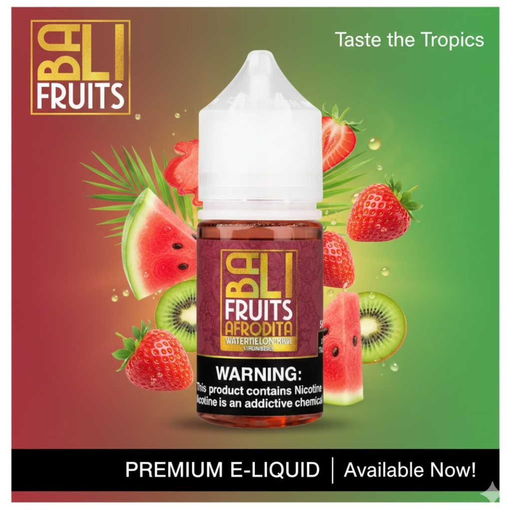 Bali Fruits Afrodita Watermelon Kiwi Strawberry Salt 30ml 1 Banner Afrodita 30ml 1