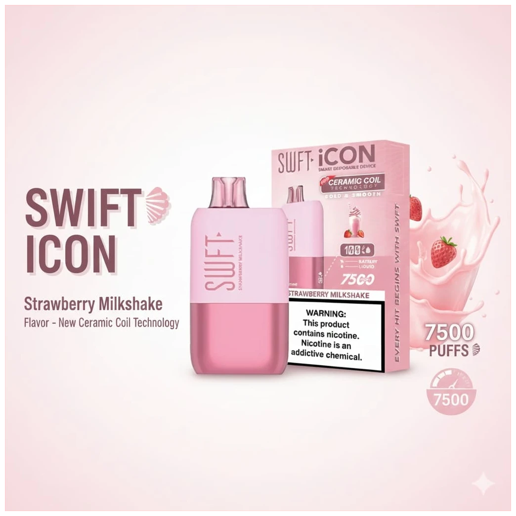 Banner Strawberry Milkshake