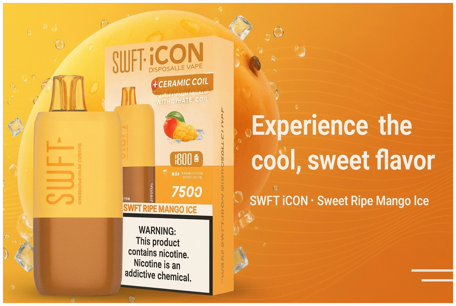Banner Sweet Ripe Mango Ice