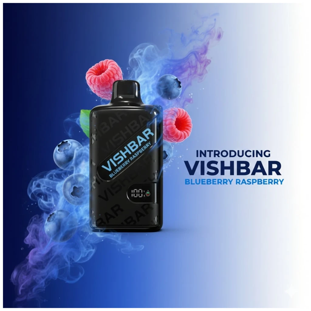 Banner VISHBAR WEEKLY 20000 Puffs Blueberry Raspberry