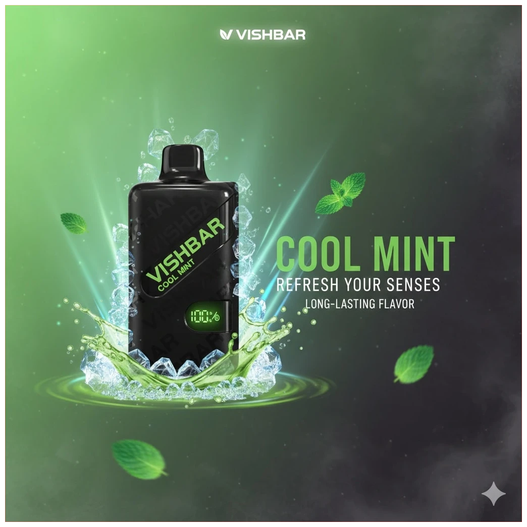 Banner VISHBAR WEEKLY 20000 Puffs Cool Mint