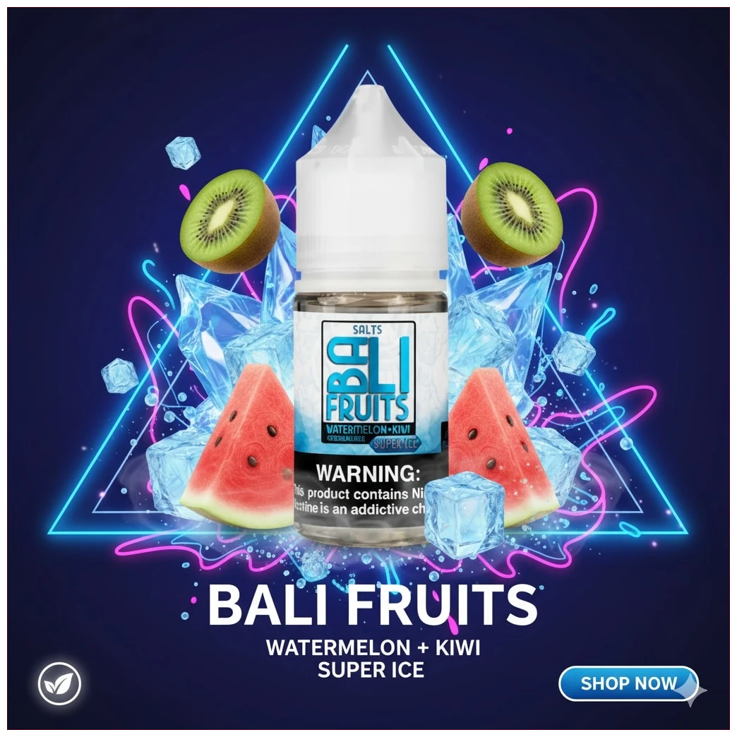 Bali Fruits Watemelon Kiwi Strawberry Super Ice salt 30ml 1 Banner super afrodita 30ml