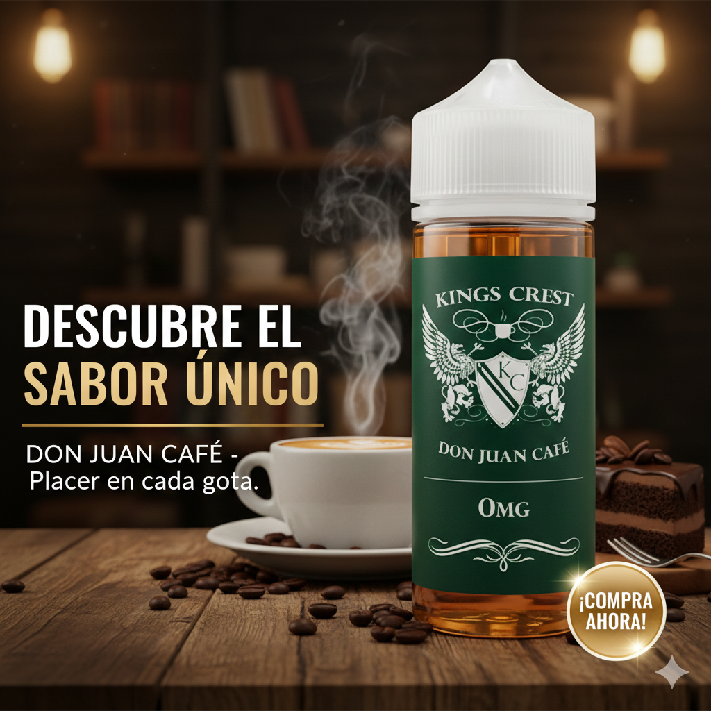 Kings Crest Don Juan Cafe 120ml 1 Don Juan Cafe banner