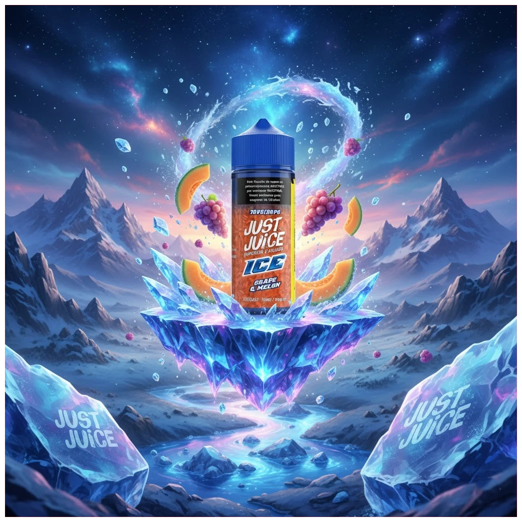 Just Juice Grape Melon Super Ice 120ml 1 Just Juice Grape Melon Super Ice 120ml