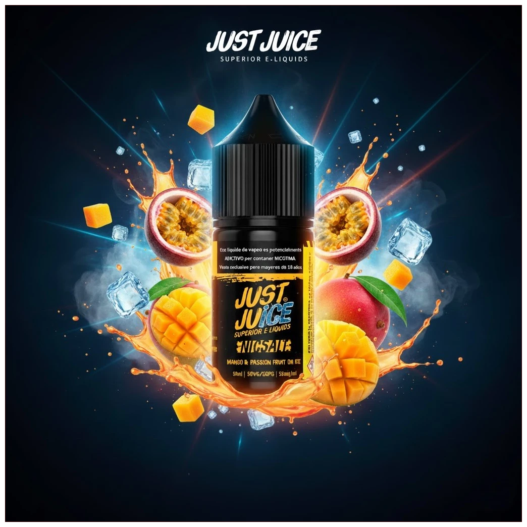 Just Juice Mango Pasion Fruit Super Ice Salt 30ml