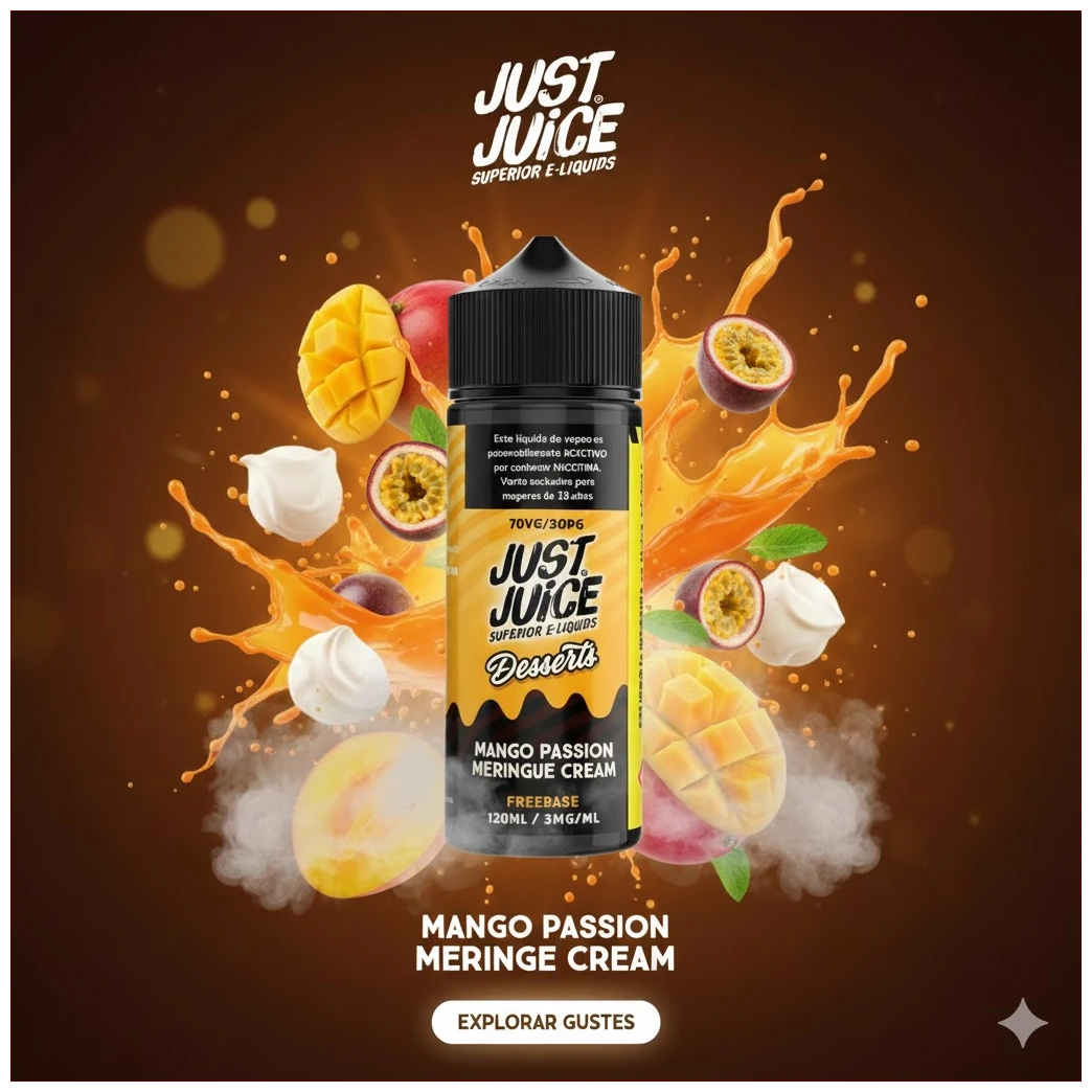 Just Juice Mango Passion Meringue Cream 120ml