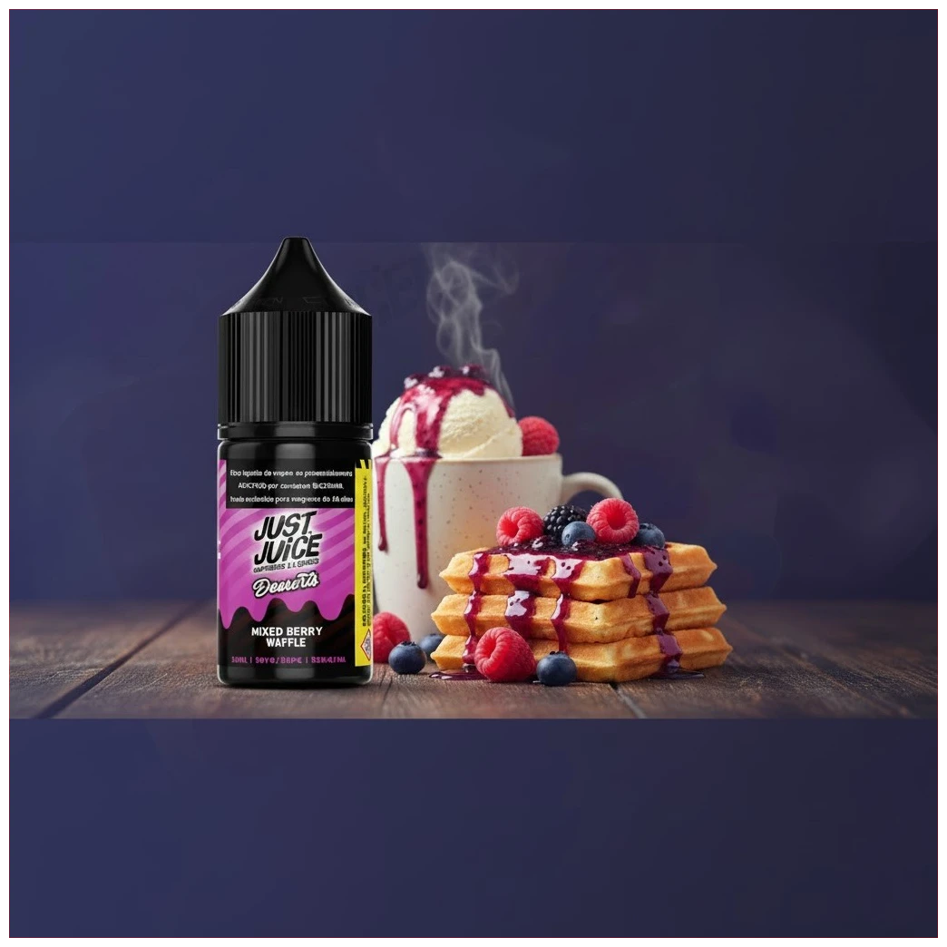 Just Juice Mixed Berry Wafle Salt 30ml 1 Just Juice Mixed Berry Wafle Salt 30ml