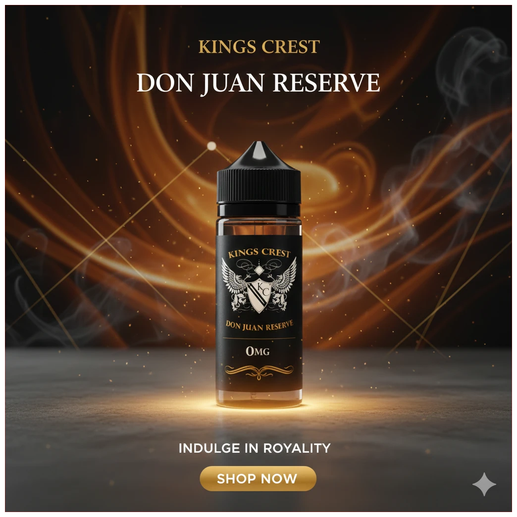 Kings Crest Don Juan Reserva 120ml 1 KING CREST don juan reserve 120 ml