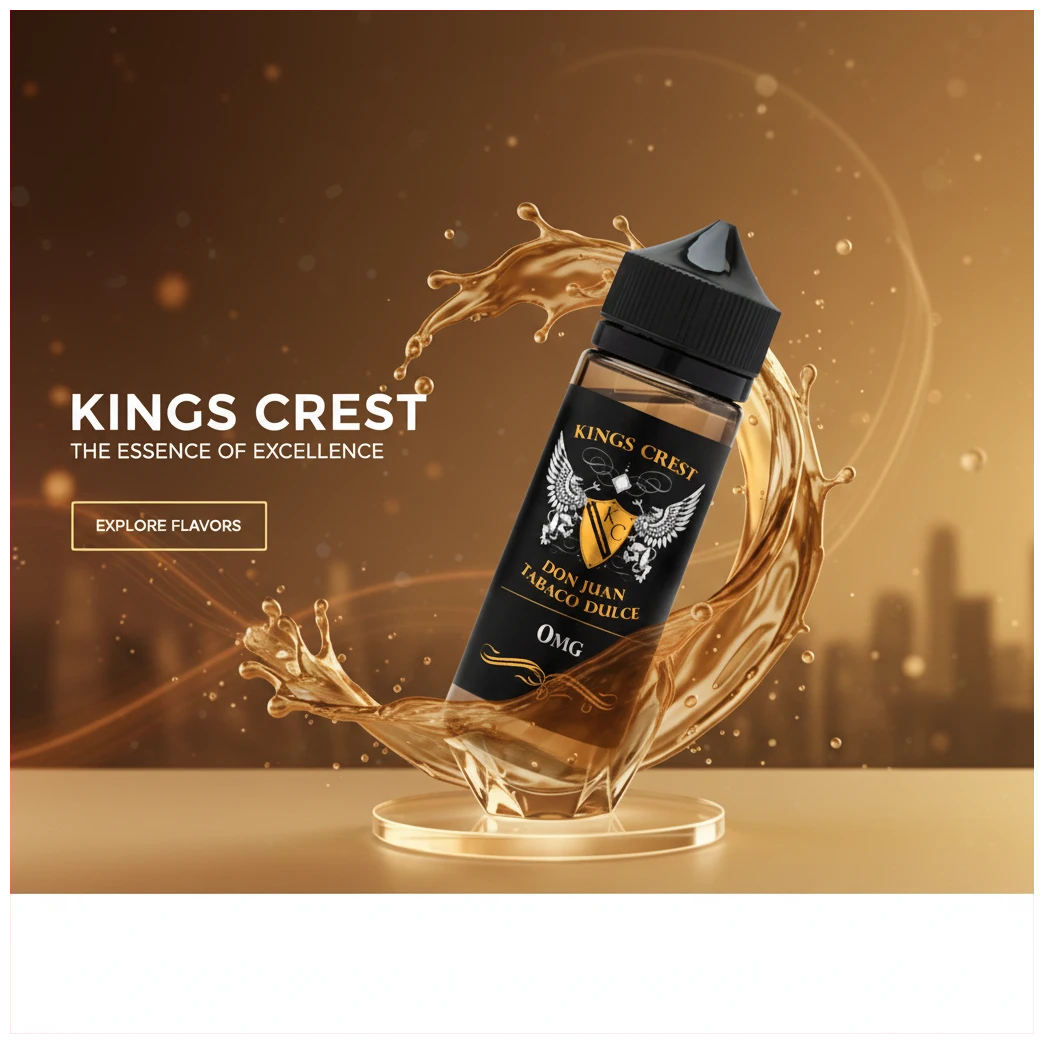 Kings Crest Don Juan Tabaco Dulce 120ml 1 KINGS CREST DON JUAN TABACO DULCE 120 ML BANNER