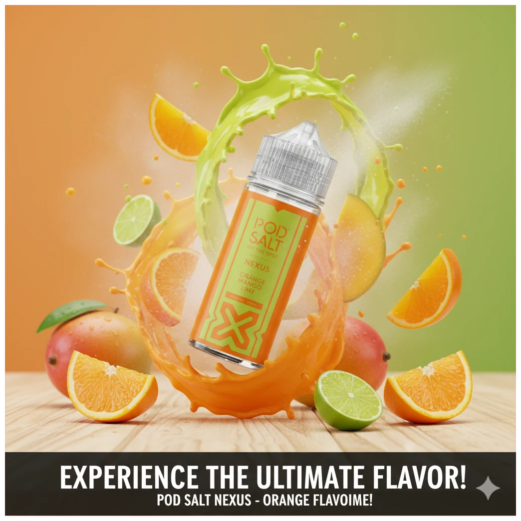 Pod Salt Orange Mango Lime 100ml 1 Orange Mango Lime 100 ml