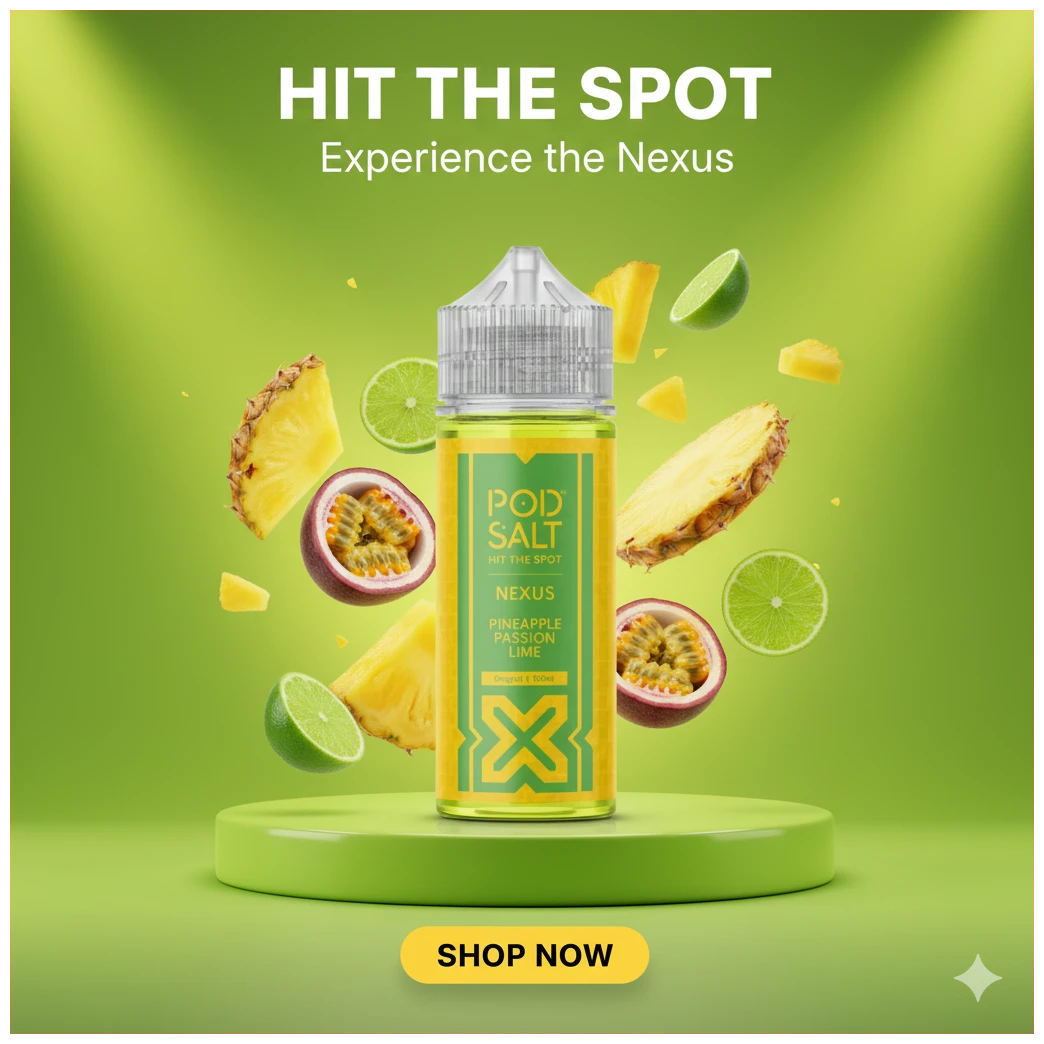 Pod Salt Pineapple Passion Lime 100ml 1 Pineapple Passion Lime 100ml