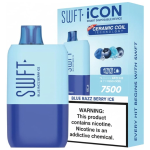 Vaporizador SWFT ICON 7500 Puff Blue Razz Berry Ice