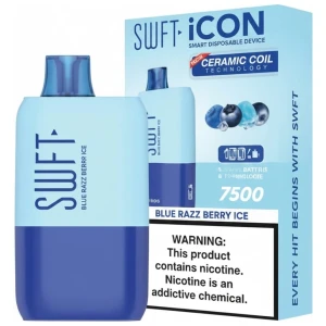 Vaporizador SWFT ICON 7500 Puff Blue Razz Berry Ice