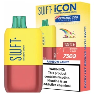 Vaporizador SWFT ICON 7500 Puff Rainbow Candy