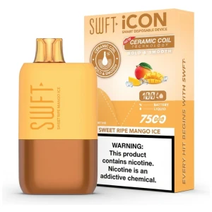 Vaporizador SWFT ICON 7500 Puff Sweet Ripe Mango Ice