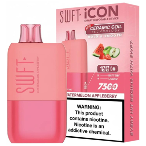 Vaporizador SWFT ICON 7500 Puff Watermelon Appleberry