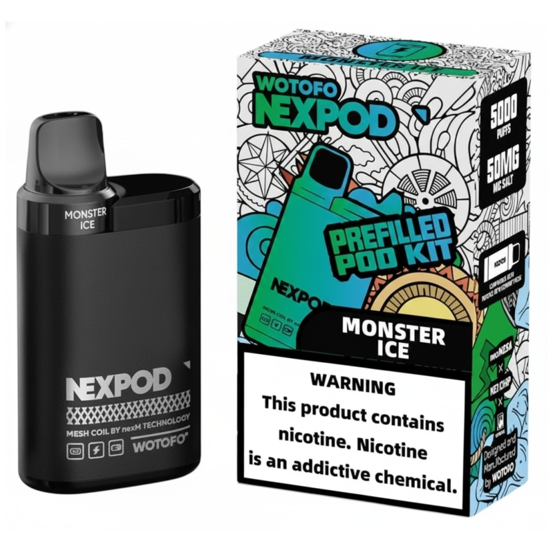 Vaporizador Wotofo NexPod Kit Monster Ice Vaporizador Wotofo NexPod Kit Monster Ice