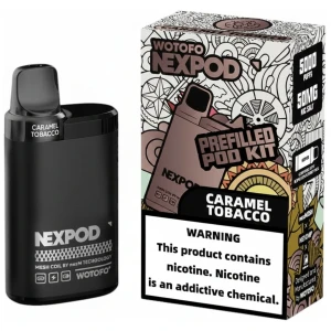Vaporizador Wotofo Nexpod Kit Caramel Tobacco 5000 Puffs