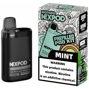 Vaporizador Wotofo Nexpod Kit Mint 5000 Puffs
