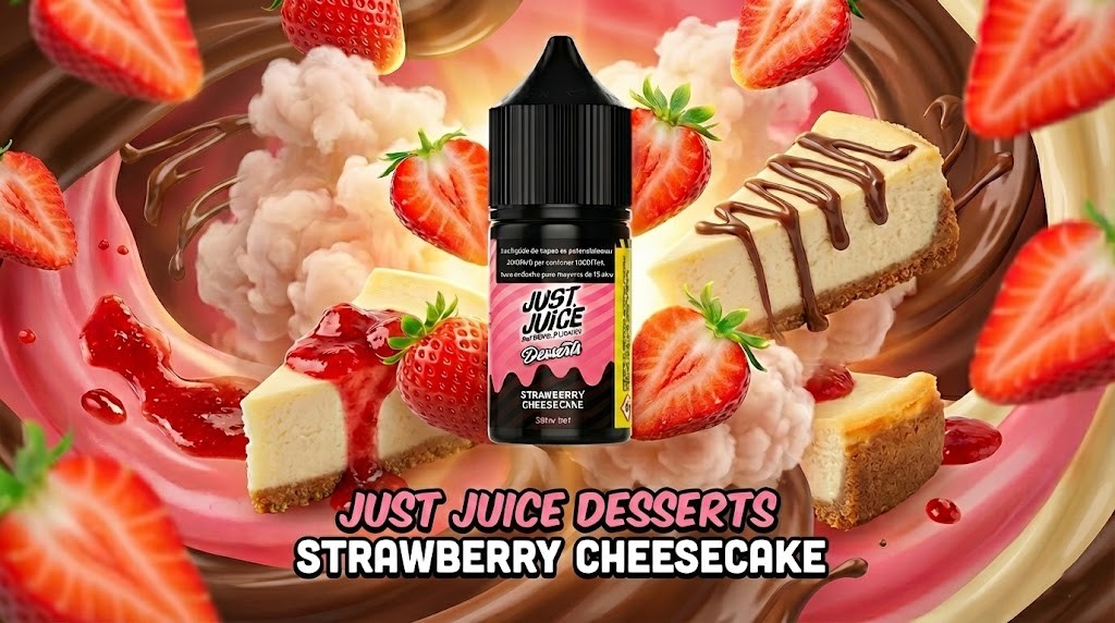 banner Just Juice Strawberry Cheesecake Salt 30ml 1