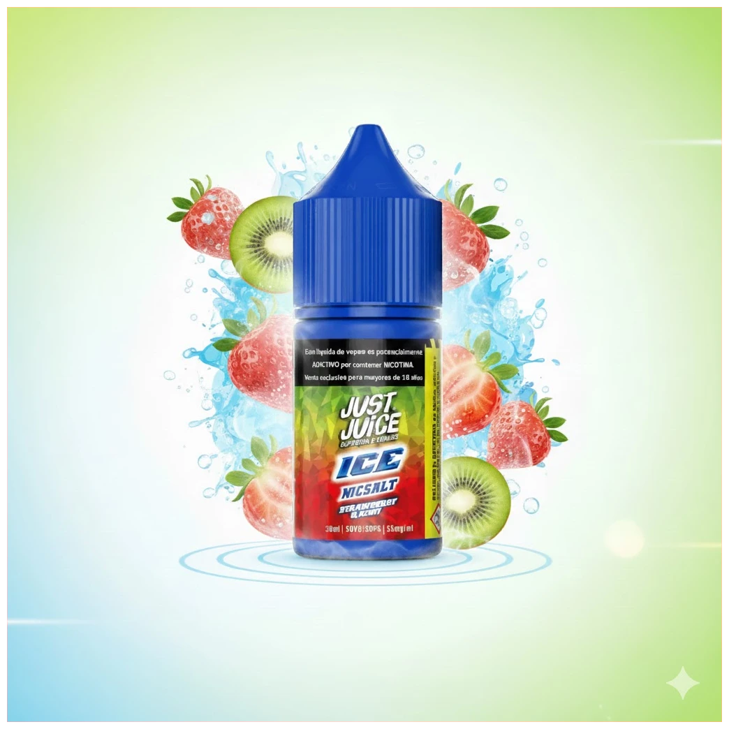 banner Just Juice Strawberry Kiwi Super Ice Salt 30ml
