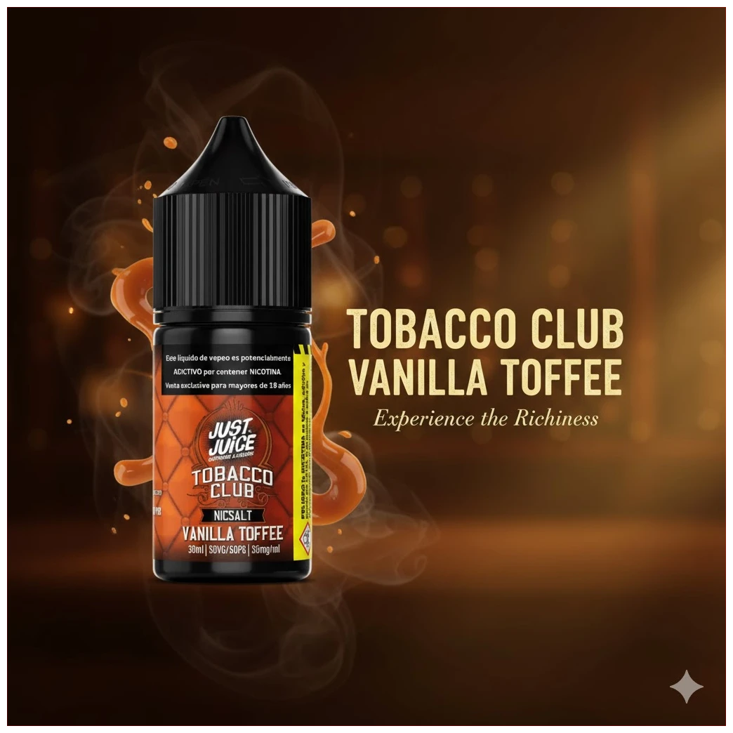 banner Just Juice Vainilla Toffee Salt 30ml