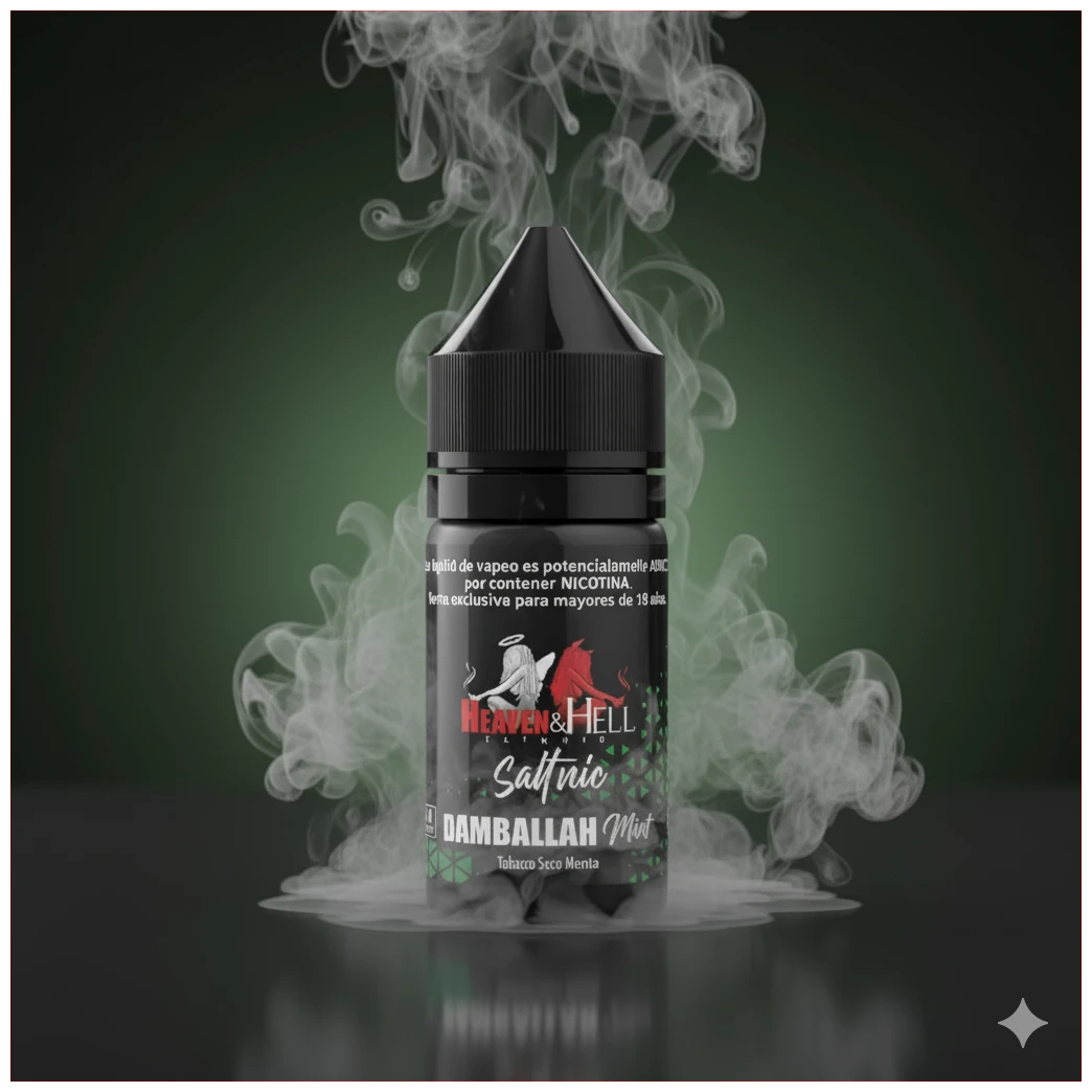 Heaven & Hell Damballah Mint Salt 30ml 1 damballah mint saltnic banner 1