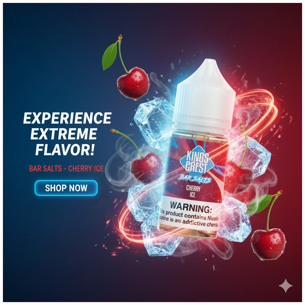 kings crest bar salts CHERRY ice 30 ml 1