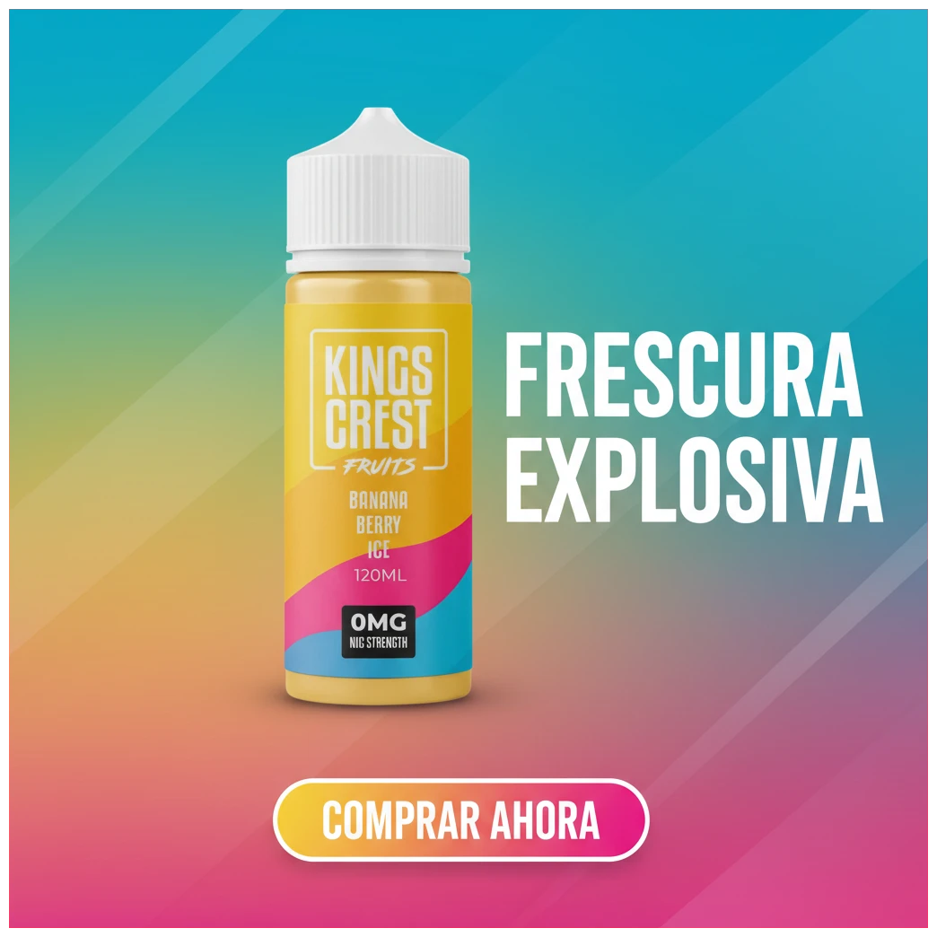 Kings Crest Fruits Banana Berry Ice 120ml 1 kings crest fruits banana berry ice 120 ml banner