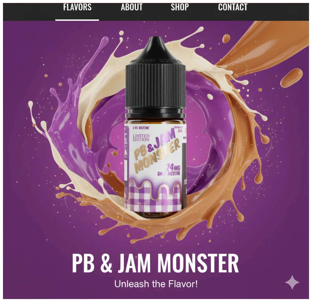 pb jam monster grape salt