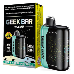 Inicio 20 Geek Bar Pulse X Sour Mango Pineapple 25000 Puffs