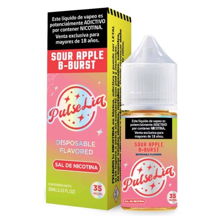 PulseLiq By Geek Bar Sour Apple B – Burst Salt 30ml