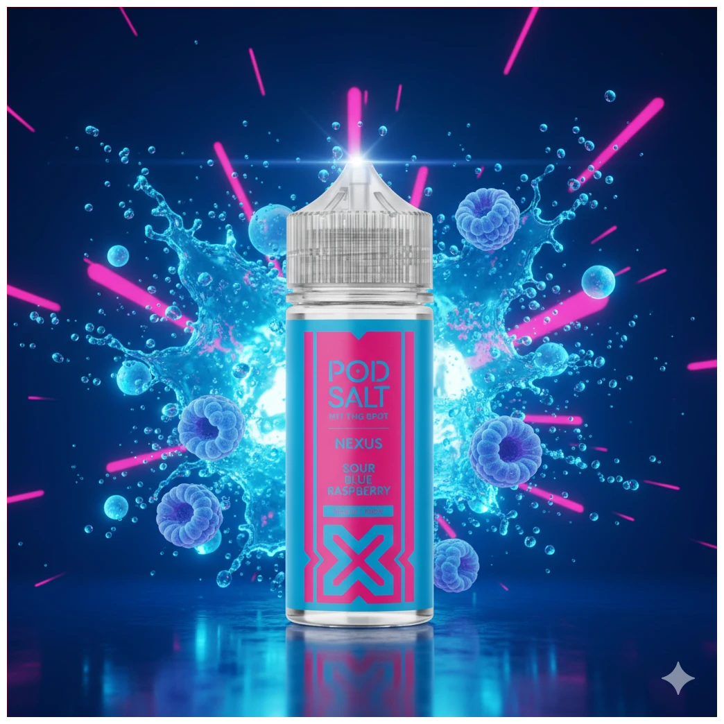 sour blue rapsberry 100 ML banner