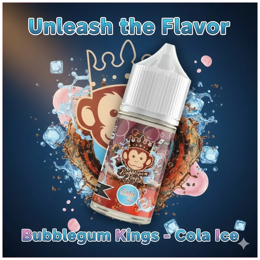 Dr Vapes Bubblegum Kings Cola Ice Salt 30ml 1 Bubble Cola Salt 30ml banner