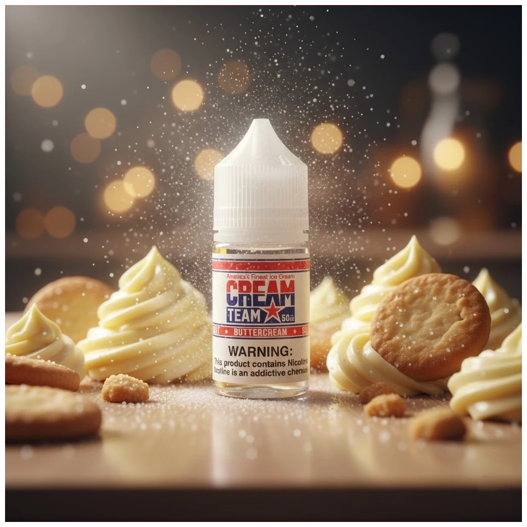 Cream Team Buttercream Salt 30ml 1 Cream Team Buttercream Salt 30ml