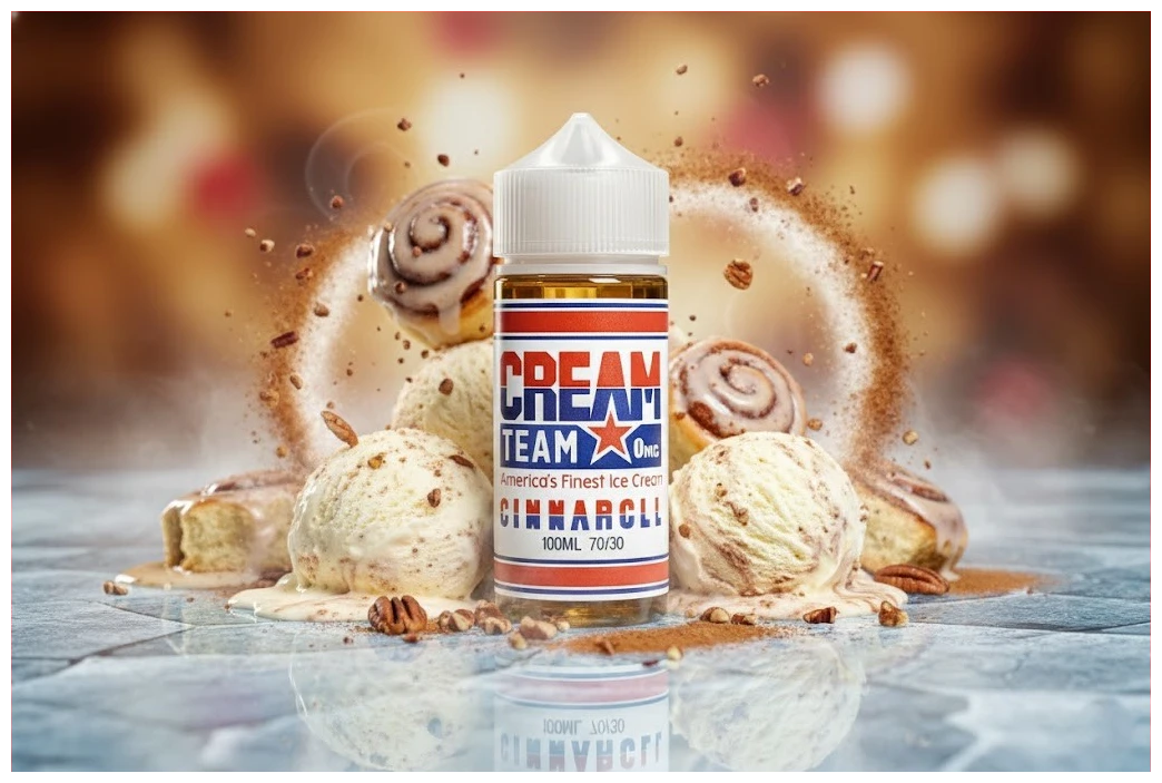 Cream Team Cinnaroll 120ml 1 Cream Team Cinnaroll 100ml