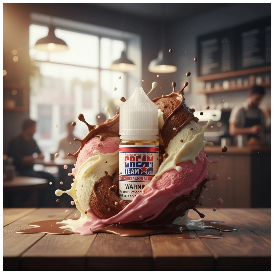 Cream Team Neapolitan Salt 30ml 1 Cream Team Neapolitan Salt 30ml 2