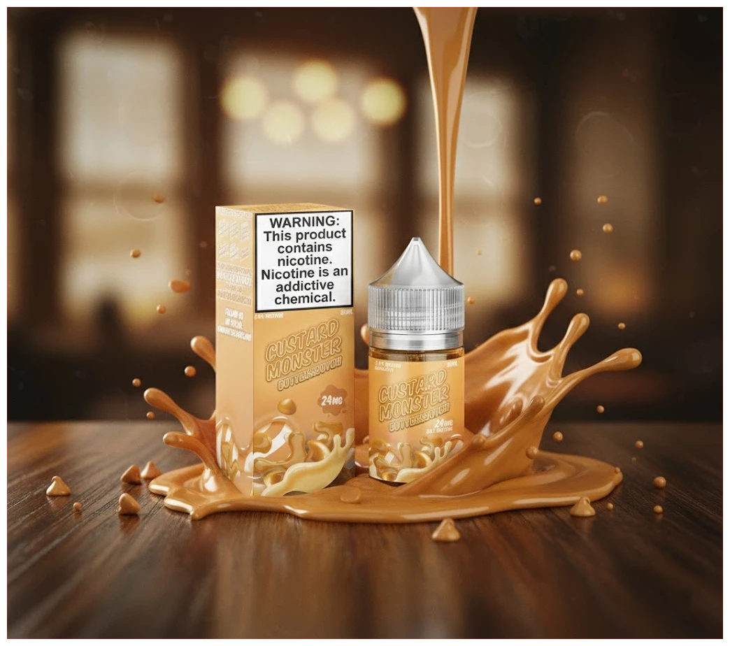 Custard Monster Butterscotch Salt 30ml 1 Custard Monster Butterscotch Salt 30ml
