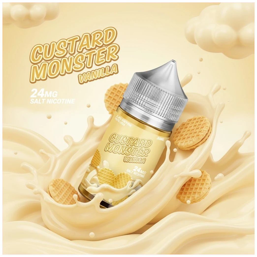Custard Monster Vanilla Salt 30ml 1 Custard Monster Vanilla Salt 30ml