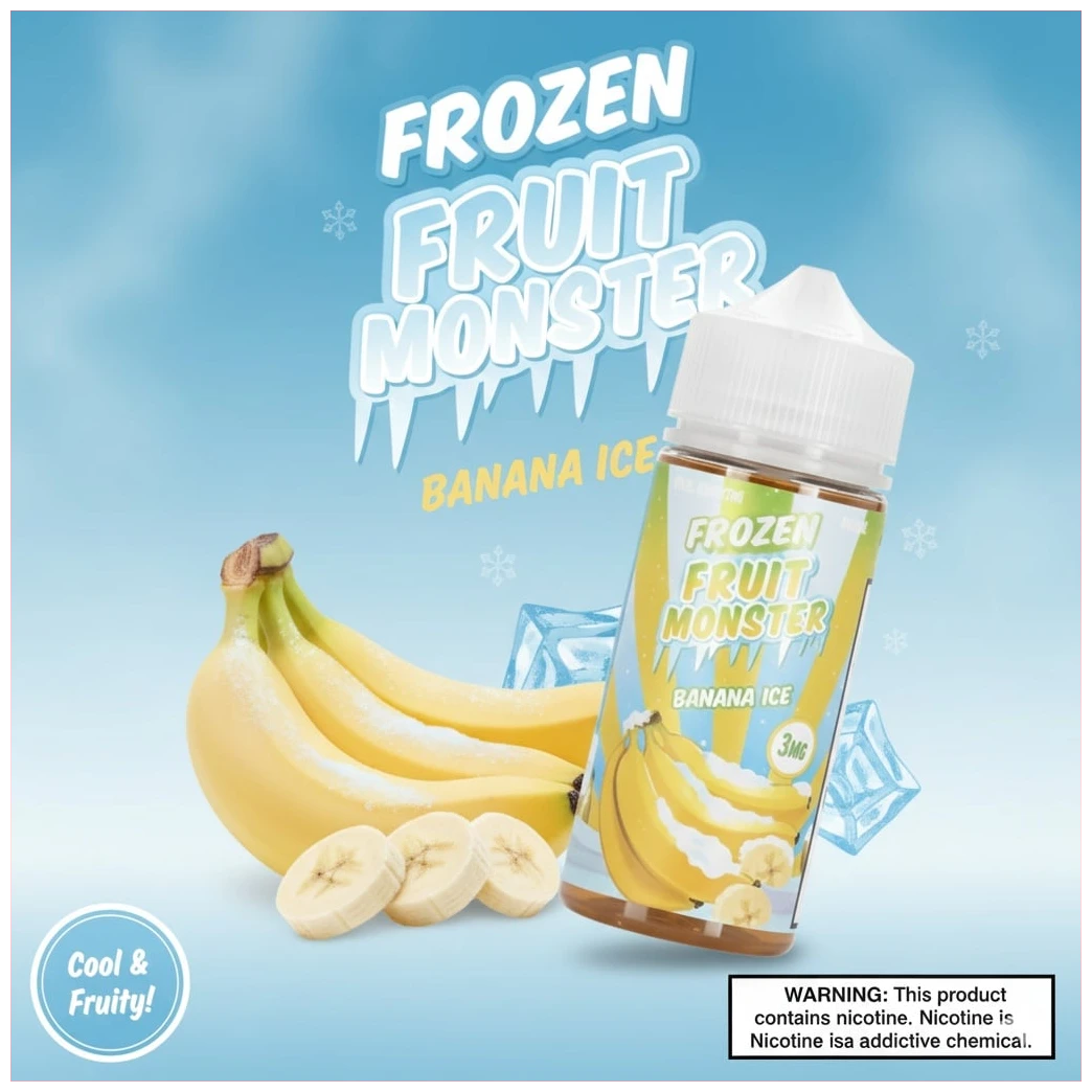 Frozen Fruit Monster Banana Ice 100ml baner