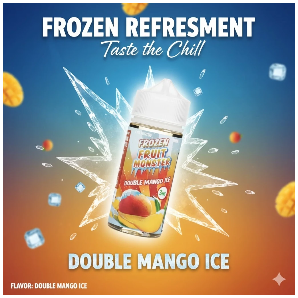 Frozen Fruit Monster Double Mango 100ml 1 Frozen Fruit Monster Double mango 100 ml banner