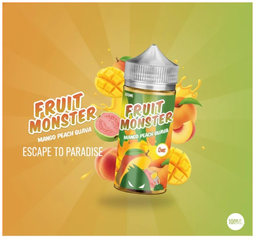 Fruit Monster Mango Peach Guava 100ml 1 Fruit Monster Mango Peach Guava 100ml banner