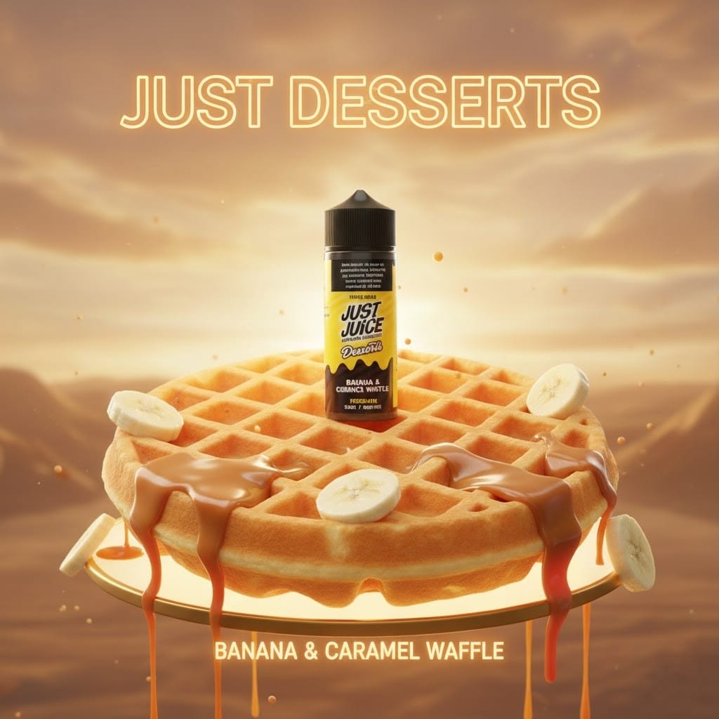 Just Juice Banana Caramel Waffle 120ml