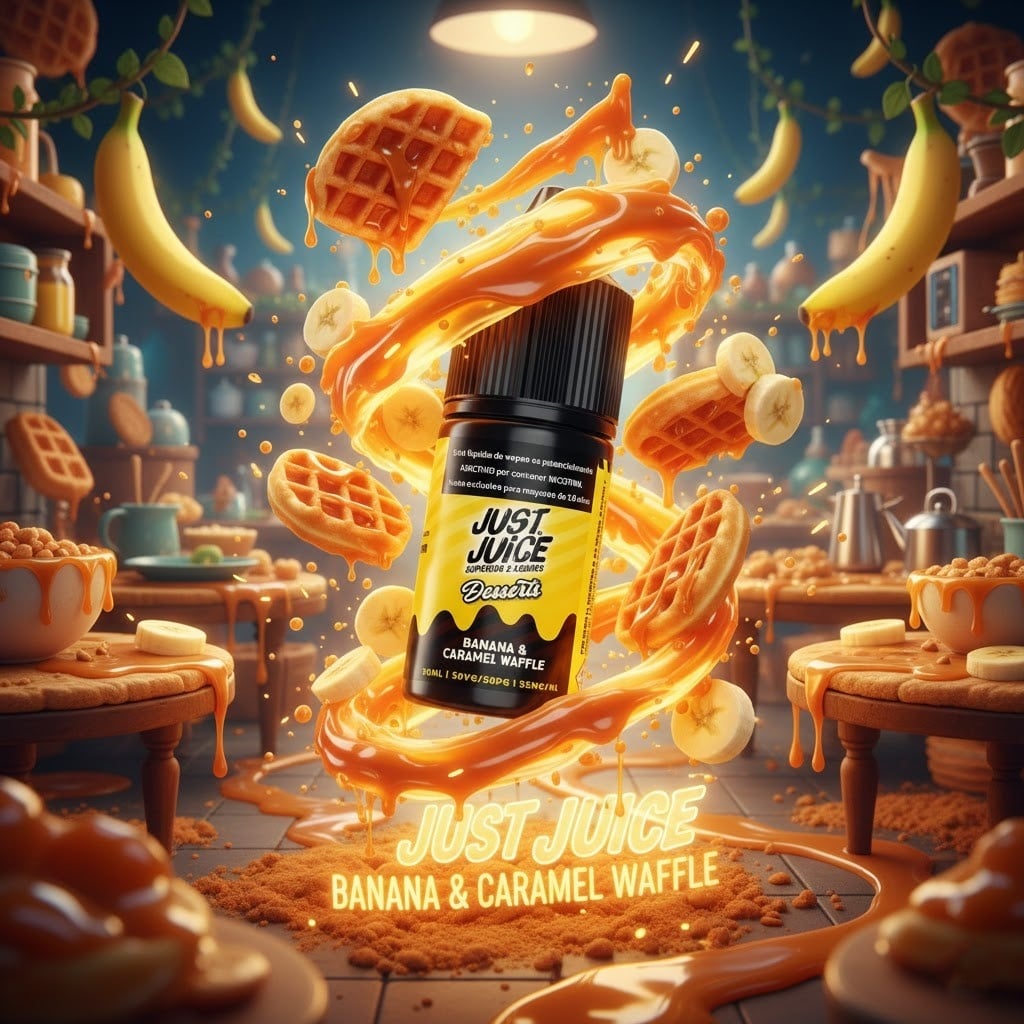 Just Juice Banana Caramel Waffle Salt 30ml