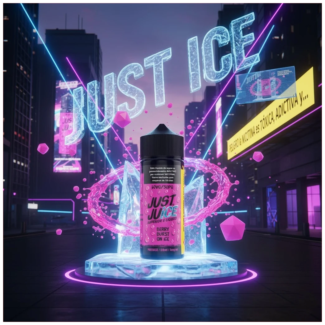 Just Juice Berry Burst Super Ice 120ml 1 Just Juice Berry Burst Super Ice 120ml