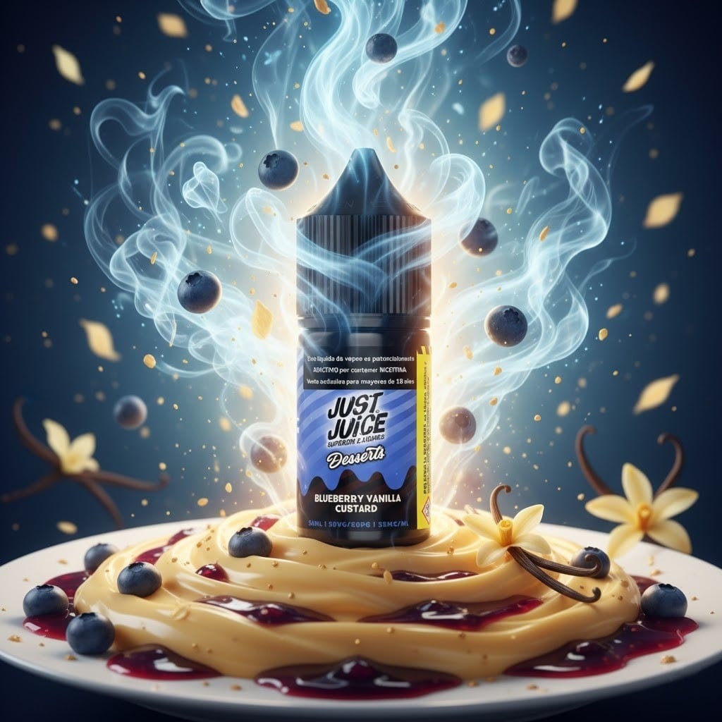 Just Juice Blueberry Vanilla Custard Salt 30ml
