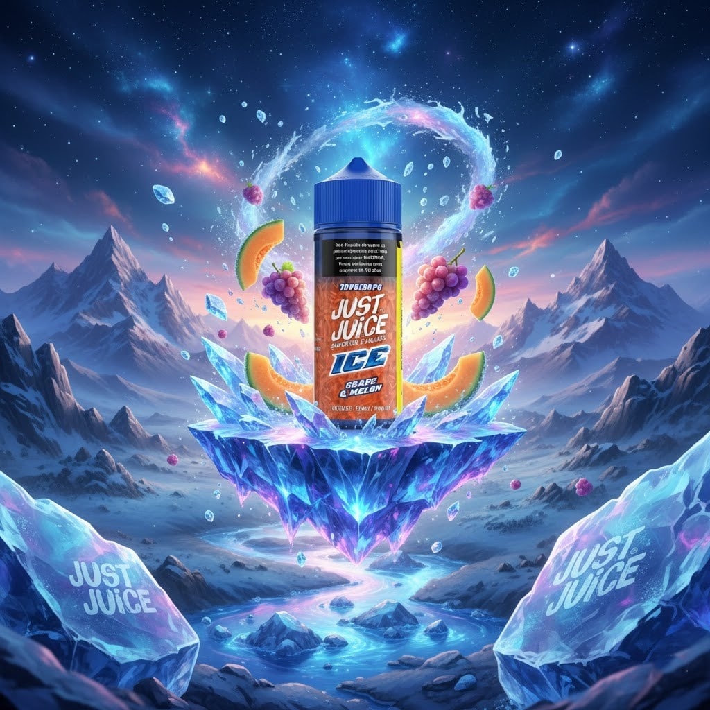 Just Juice Grape Melon Super Ice 120ml 1 Just Juice Grape Melon Super Ice 120ml