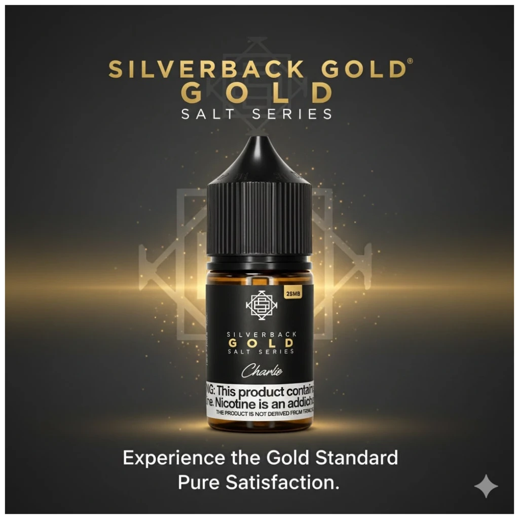 Silver Back Gold Charlie Salt 30ml. 1 Salt charlie 30 ml Banner