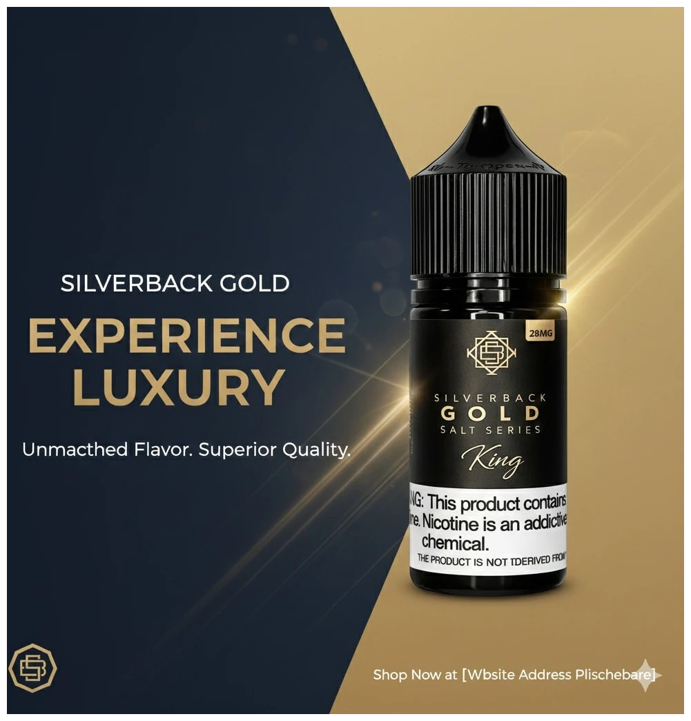 Silver Back Gold King Salt 30ml 1 Silver Back Gold King Salt 30ml banner